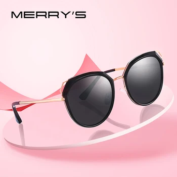 MERRYS DESIGN Женские винтажные ретро солнцезащитные очки с поляризацией 