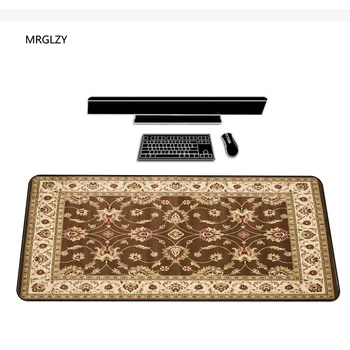 MRGLZY Красивый Дизайн персидского ковра Уникальный Геймерский коврик для мыши 300X700 мм Коврик Для мыши Подставка для клавиатуры Настольный коврик Для мыши Большой