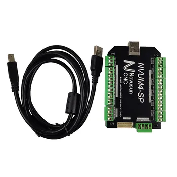 NVUM-SP Mach3 USB интерфейс контроллер движения с ЧПУ nvcm 3/4/5/6 осевая карта управления движением с ЧПУ металлический корпус