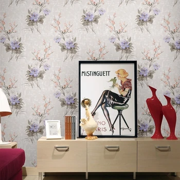 Papel De Parede Pastrol, Наклейка на стену с цветами, Цветочные обои для гостиной, телевизора, дивана, спальни, 3D Рельефные фрески