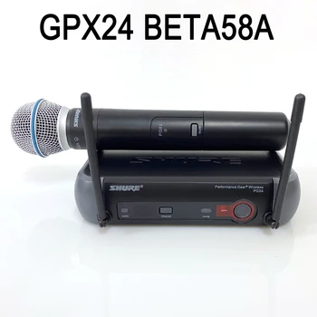 PGX24 Беспроводной микрофон с регулируемой частотой PGX4 PGX2 UHF System Kit BETA58A Ручной Микрофон Для караоке-сцены, Церковной Речи