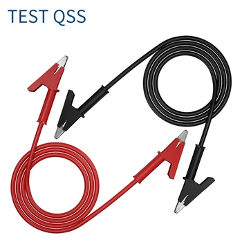 QSS 2ШТ Мультиметр Тестовые Провода Двойные Зажимы типа 