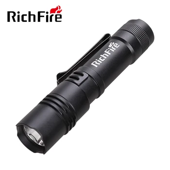 RichFire светодиодный фонарик CREE XPG2 1000LM MINI Torch от CR123A для кемпинга, пешего туризма, самообороны