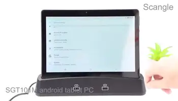 Scangle 10-дюймовый POS-ПК с планшетом Android/Электронное меню/Портативный POS-терминал для меню ресторана