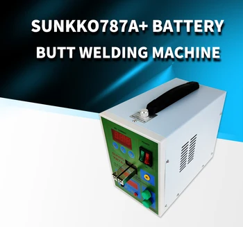 Sunkko 787A + 220 В, Аккумуляторная точечная сварка, импульсный сварочный аппарат для 18650 литий-ионных аккумуляторов 0,05 - 0,2 мм