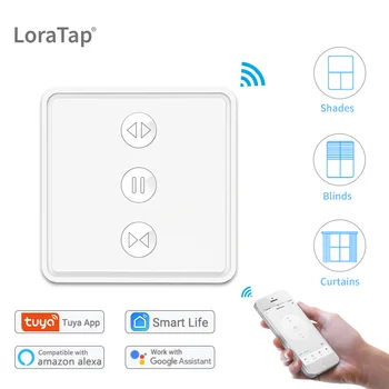 Tuya Smart Life WiFi Переключатель штор НОВЫЙ для жалюзи Электродвигатель рулонных штор Google Home Alexa Echo Голосовое управление Умный дом