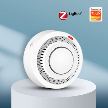Tuya Smart WIFI Zigbee Датчик дымовой сигнализации для домашней охранной сигнализации