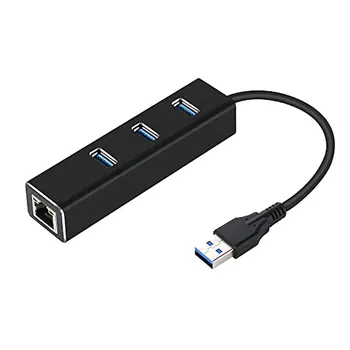 USB-адаптер Gigabit Ethernet 3 Порта USB 3,0 концентратор USB-Rj45 Lan Сетевая карта для Macbook Mac Desktop