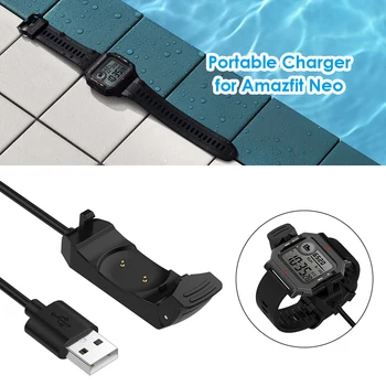 USB-кабель Для Зарядки Смарт-часов Huami Amazfit Neo Зарядное Устройство Док-станция Адаптер Питания для Умных Часов Huami Amazfit Neo Аксессуары для смарт-часов