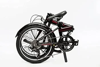 Via 20201d Складной велосипед-легкая алюминиевая рама, подлинный 7-скоростной 26lb