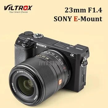 VILTROX 23 мм F1.4 E объектив с автоматической фокусировкой APS-C Портретный объектив с большой диафрагмой для Sony E mount A7R III A7 A9 II A6300 A7S A6400 Камера