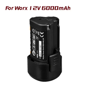 Voor Worx WA3505 12 В 6000 мАч литий-ионный аккумулятор akku WA3553 WA3503 WA3505 WA3509 WX128 WX382 WX530 WX673 Vervangende batterij L50