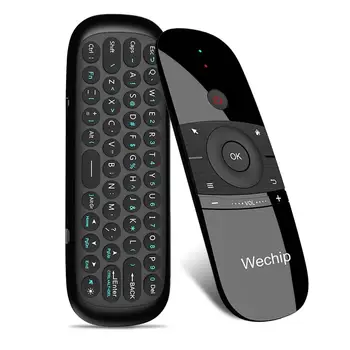 W1 2.4 G Заряжаемая Беспроводная Bluetooth Клавиатура и Мышь Air Mouse Controller Для Ноутбука Smart TV PC беспроводная клавиатура
