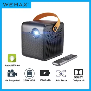WEMAX DICE 4K Поддерживаемый WiFi DLP Проектор 700ANSI Люмен 1080P HD Портативный Кинопроектор для улицы с Автоматической Фокусировкой Dolby Home Theater