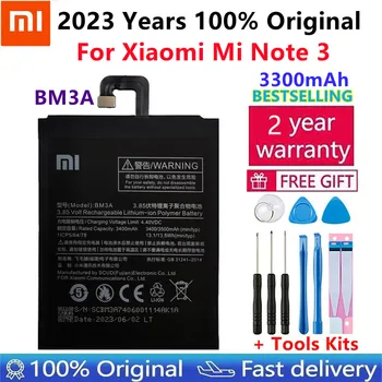 Xiao Mi Оригинальный аккумулятор для телефона BM3A для Xiaomi Mi Note 3 Сменный аккумулятор 3500 мАч, аккумуляторы для телефонов большой емкости, бесплатные инструменты
