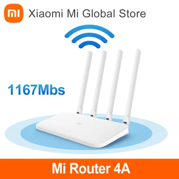 Xiaomi Mi Маршрутизатор 4A 64 МБ Двухчастотный 2,4 ГГц 5 ГГц 4 Антенны 300 Мбит/с Беспроводной Mihome APP Control Офис в Общежитии
