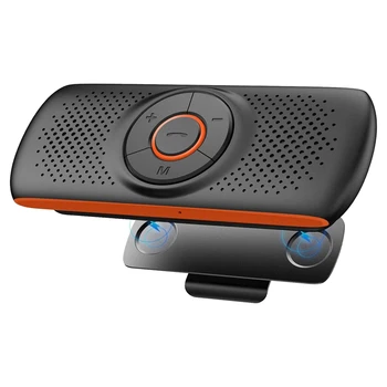 Автомобильный Bluetooth-Динамик T826 Bluetooth Автомобильный Телефон Громкой связи Для Громкой связи, Беспроводной Автомобильный Музыкальный плеер С Зажимом для козырька