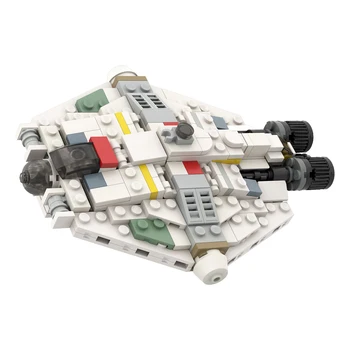 Авторизованный MOC-50605 294 шт., набор кирпичей для модели космического корабля Micro Ghost & Phantom, Набор Строительных блоков (разработан Ron_mcphatty)