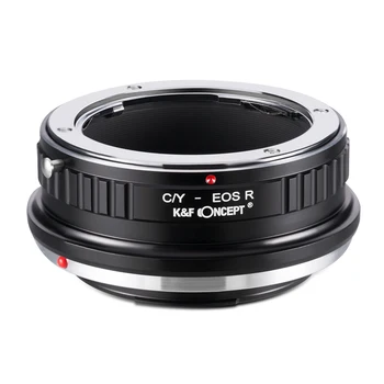 Адаптер для крепления объектива K & F Concept для объектива Contax Yashica CY Mount к корпусу камеры Canon EOS R