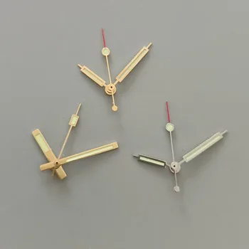 Аксессуары для часов Серебристо-золотые стрелки часов Со светящимися стрелками Gr Для часов с механизмом Seiko NH35 NH36 4R для дайвинга