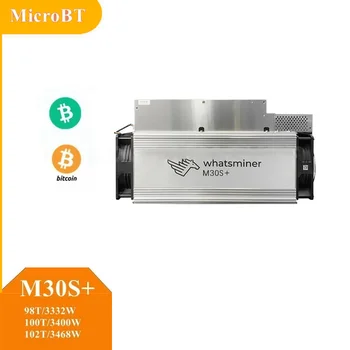 Алгоритм MicroBT майнинга SHA-256 BTC Miner Whatsminer M30S + 102-й блок питания мощностью 3468 Вт 100t 3400w 98t 3332w в комплекте