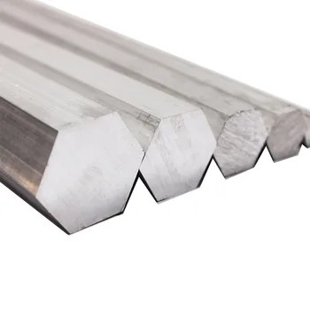 Алюминиевый шестигранный стержень 6061 Алюминиевый шестигранный стержень 65 мм различной длины