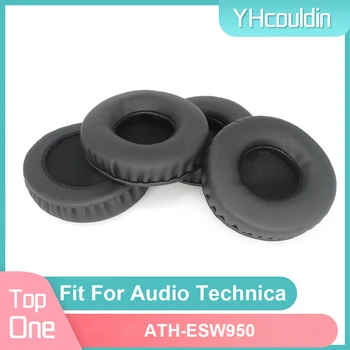 Амбушюры для Audio Technica ATH-ESW950, вкладыши для наушников, мягкие подушечки из искусственной пены, амбушюры черного цвета