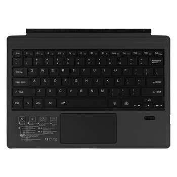 Беспроводная клавиатура с нажимной панелью для Microsoft/Surface Pro 7, ультратонкая беспроводная клавиатура Bluetooth с 7-цветной подсветкой