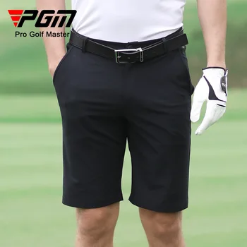 Брюки для гольфа PGM, мужские брюки с пятью точками, летние брюки, спортивные брюки, высокоэластичные дышащие