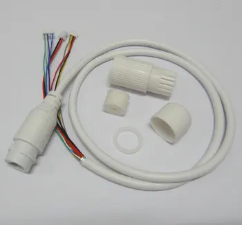 Водонепроницаемый кабель POE LAN для модуля платы IP-камеры видеонаблюдения с атмосферостойким разъемом RJ45, одиночный индикатор состояния