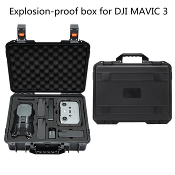 Водонепроницаемый сейф взрывозащищенная коробка сумка открытый жесткий ящик для хранения подходит для аксессуаров DJI Mavic 3 drone