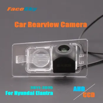 Высококачественная Автомобильная камера заднего вида FaceSky Для Hyundai Elantra Asia 2011-2015 Камера заднего вида AHD/CCD 1080P Парковочные Аксессуары