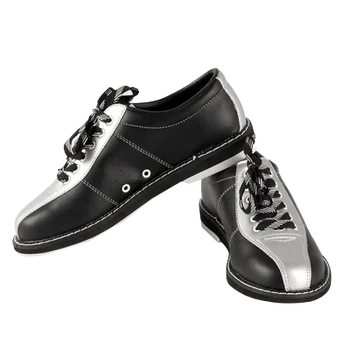 Высококачественная Спортивная обувь Принадлежности для боулинга Черный Серебристый Унисекс Обувь для боулинга Кроссовки Обувь для фитнеса