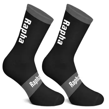 Высококачественные профессиональные брендовые носки, Дышащие дорожные велосипедные носки Для мужчин и женщин, Спортивные носки для велоспорта на открытом воздухе, черные