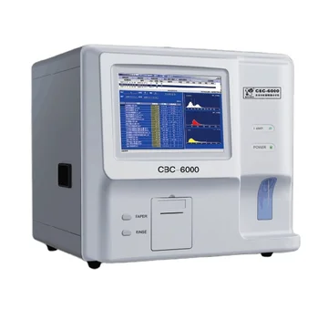 Гематологический анализатор из 3 частей Лабораторное оборудование для больницы Анализатор крови CBC-6000 Клинические аналитические инструменты