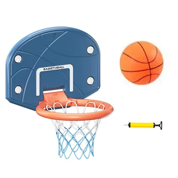Детская баскетбольная спортивная игрушка Подвесного типа, набор баскетбольных колец, Портативная баскетбольная игрушка с шариками и шариковым насосом, детские игры