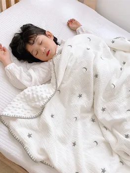 Детское осенне-зимнее одеяло, марлевое одеяло для новорожденных, маленькое одеяло для детского сада, Детские одеяла, весенне-осенние толстые