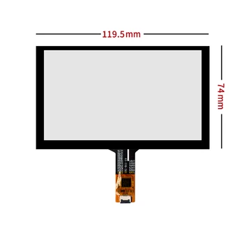 Для 5-дюймового емкостного сенсорного экрана 119x74 мм + комплект платы USB-адаптера GT911 с чипом Plug and Play
