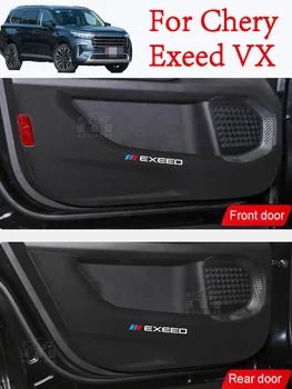 Для Chery Exeed VX дверная противоударная накладка, Exeed VX антифрикционная и износостойкая дверная противоударная накладка из углеродного волокна