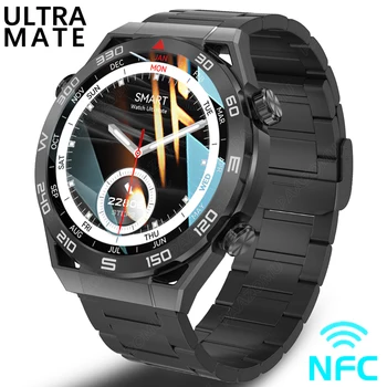 Для HUAWEI Smart Watch 1,5 дюймов 454 * 454 экран Мужские умные часы Компас 156 спортивных режимов Bluetooth вызов Деловые часы Ultra Mate