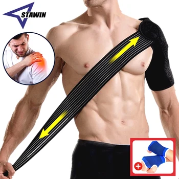 Дышащий съемный плечевой бандаж, компрессионная поддержка для порванной вращательной манжеты, Ортез для снятия боли в суставах переменного тока, вывихнутый шейдер