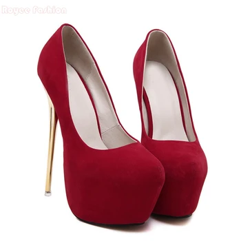 Женская обувь на высоком каблуке 2022, Женские Роскошные Красные туфли на высоком каблуке, Черные Туфли, Модные Большие Размеры 34-45, zapatos mujer talon femme