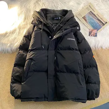 Зимняя хлопковая одежда для отдыха, женская Y2K, многофункциональная куртка-пуховик с двумя карманами на молнии, толстое пальто, корейская версия, новинка зимы