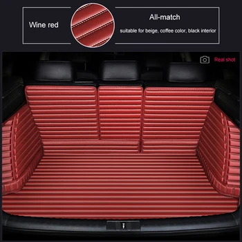изготовленные на заказ полностью закрытые коврики в багажник автомобиля для Luxgen всех моделей Luxgen 7 5 U5 SUV, автостайлинг, автомобильные аксессуары, детали интерьера