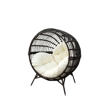 Индивидуальная ротанговая кровать для отдыха на открытом воздухе, подвесной стул, балкон, фотосъемка во внутреннем дворе, птичье гнездо, ротанговый стул, ротанговый диван