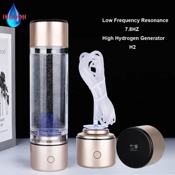 Интеллектуальный голосовой молекулярный резонанс, чашка Герца, бутылка для генератора воды с высоким содержанием водорода, японский электролизный ионизатор H2