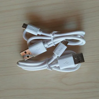 Кабели зарядного устройства Micro USB с портом V8 25-30 см для Samsung HTC Android phone Power Bank mp4 для зарядки белого цвета