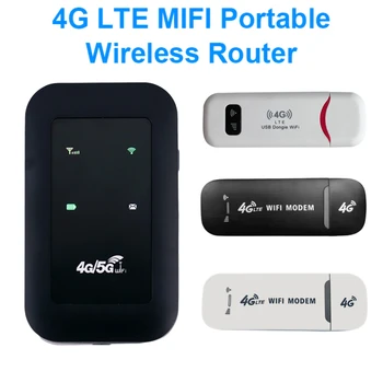 Карманный 4G LTE маршрутизатор, Wi-Fi Ретранслятор, Усилитель сигнала, Сетевой расширитель, Мобильная точка доступа, Беспроводной модем Mifi, маршрутизатор, слот для SIM-карты