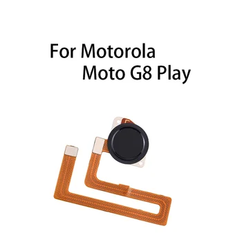 Кнопка Home, датчик отпечатков пальцев, гибкий кабель для Motorola Moto G8 Play / XT2015 /XT2015-2