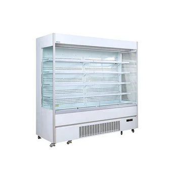 Коммерческий холодильник с открытой витриной для фруктов и овощей